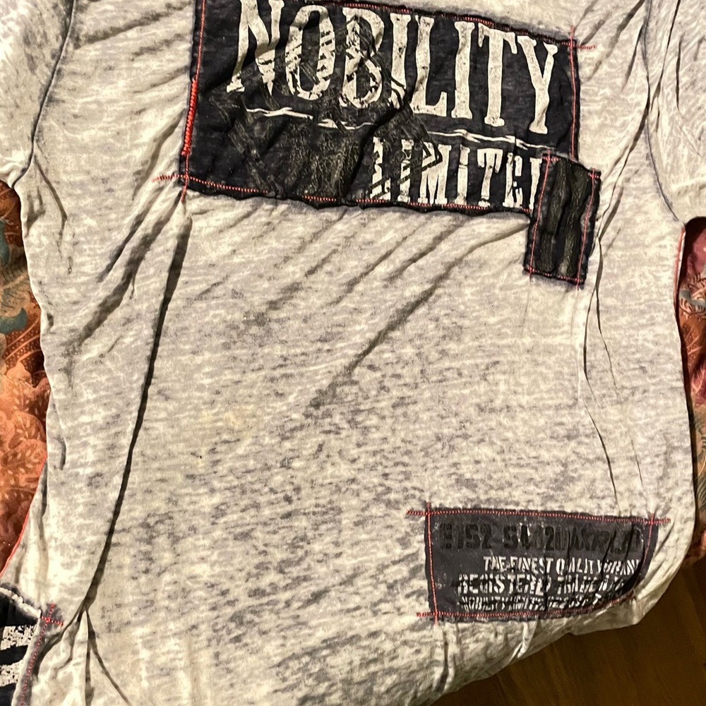 NOBILITY LIMITED t-shirt XX-L good quality thin, see through material.
